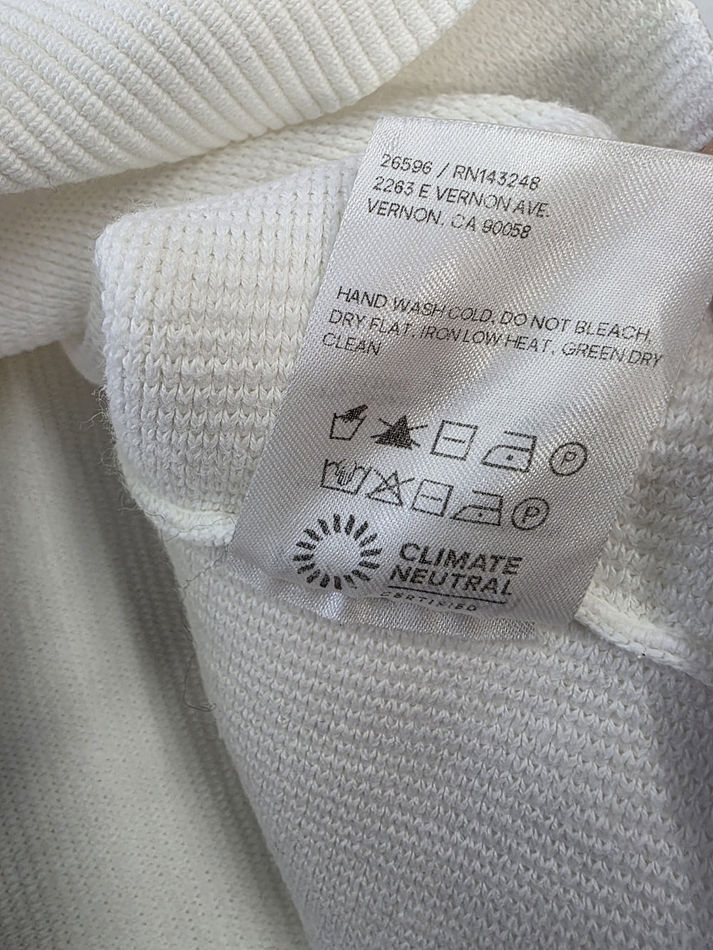Reformation White Ribbed Square Neck Tank - Picture 4 of 6